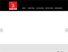 Tablet Screenshot of ergoform.com.mx