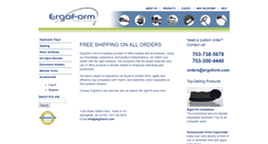 Desktop Screenshot of ergoform.com